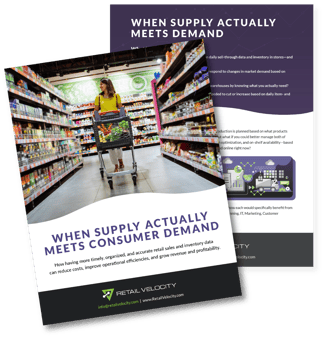 when supply actually meets consumer demand